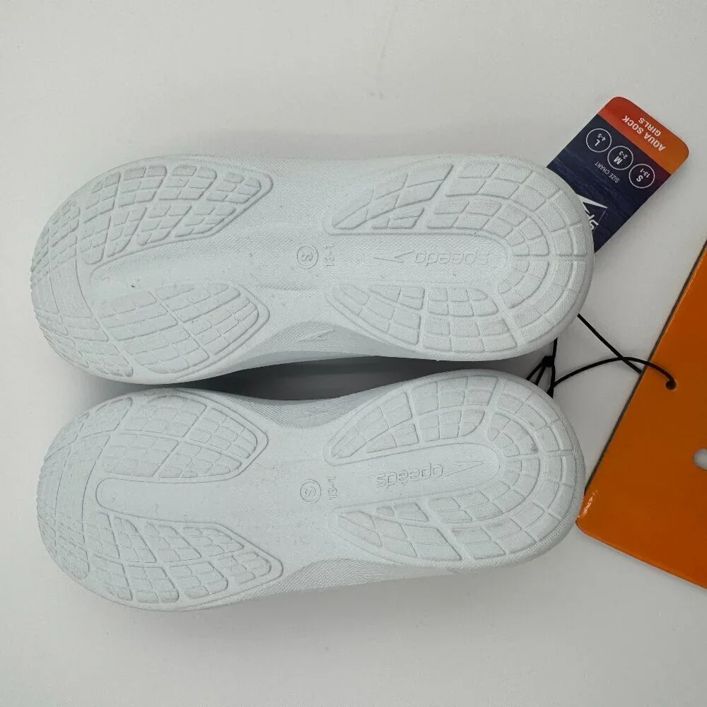 NWT Speedo Pull On Navy and Pink Water Shoes Size 13 - 1 (Juniors)